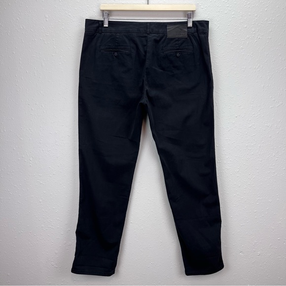 Escada Sport Pants Womens Twelve Chino Metallic Side Stripe Capsule Basic Black - Picture 2 of 15